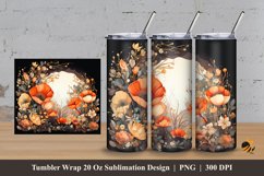 Natural Warmth Tumbler Wrap Sublimation Design 3 Product Image 1