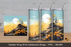 Big Stones Tumbler Wrap Sublimation Design 3 Product Image 1