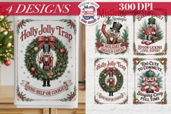 Christmas Vintage Nutcracker Clipart Sublimation 4 PNG Product Image 1