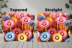 3D Floral Tumbler Wrap Design Product Image 3