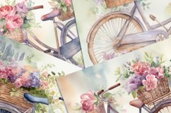 Vintage Floral Bicycle Product Image 3