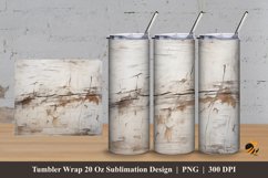 Wooden Art Tumbler Wrap Sublimation Design 3 Product Image 1