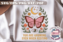 Boho Self Love Muted Colors SVG Design Care Aesthetic Product Image 1