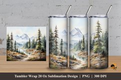 Cool Fresh Tumbler Wrap Sublimation Design 3 Product Image 1