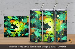 Awesome Grafity Tumbler Wrap Sublimation Design 3 Product Image 1