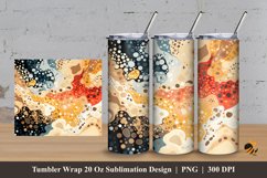 Beauty Microorganism Tumbler Wrap Sublimation Design 3 Product Image 1