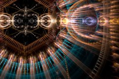 Tumbler Straight 20 OZ Sublimation Clockwork Wrap Design Product Image 3