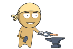 Icons of blacksmiths and metal forging Product Image 3