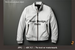 White Jacket Mockup Design Illustration 3 Product Image 1