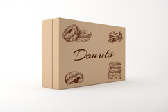 Vintage dessert clipart set sweets bakery 23 elements Product Image 4