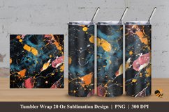 Natural Stone Tumbler Wrap Sublimation Design 3 Product Image 1