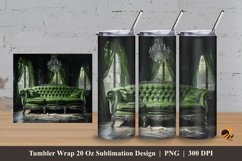 Painting Sofa Tumbler Wrap Sublimation Design 3 Product Image 1