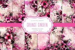 Grunge Garden 12 Digital Papers Product Image 1