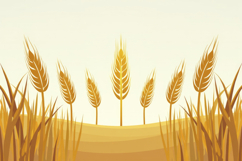 Golden Wheat Field Background Product Image 1