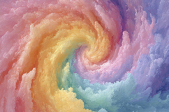 Colorful Watercolor Spiral Background Product Image 1