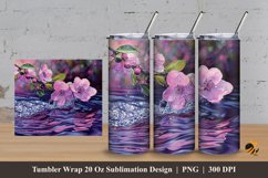 Conus Marmoreus Tumbler Wrap Sublimation Design 3 Product Image 1