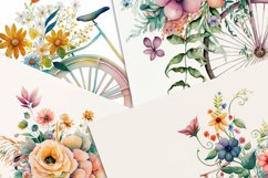 Floral Bicycle Backgrounds Product Image 3
