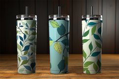 Vintage Green Leaves Digital Papers Bundle Product Image 3