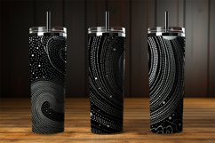 Black and White Swirled Digital Papers Product Image 3