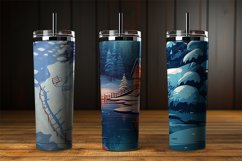 Oil Painting House Digital Papers Bundle Product Image 3