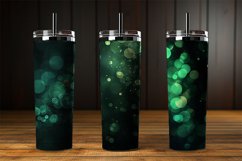 Emerald Bokeh Digital Papers Bundle Product Image 3