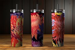 Multidimensional Shading Flower Digital Papers Bundle Product Image 3