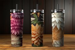 Chrysanthemums Flowers Digital Papers Bundle Product Image 3