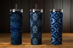 Gothic Blue Digital Papers, Scary Pattern Product Image 3