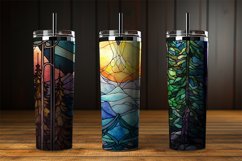 Northern Light Stained Digital Papers Bundle Product Image 3