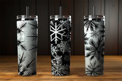 Snowflakes Sketches Digital Papers Bundle Product Image 3