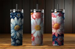 Floral Daises Digital Papers Bundle Product Image 3