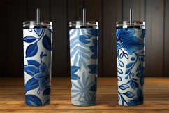 Blueink Flowers Digital Papers - 04 Variations Product Image 3