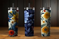 Floral Pattern Digital Papers Bundle Product Image 3