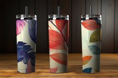 Brush Leaves Digital Papers Bundle Product Image 3