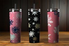 Minimalist Snowflake Digital Papers Bundle Product Image 3