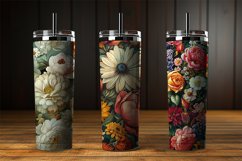 Floral Beauty Digital Papers Bundle Product Image 3