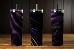 Luxury Purple Gold Digital Papers Bundle Product Image 3