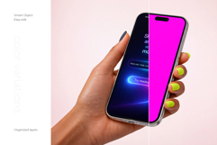 iPhone in Hand Mockup Set Product Image 3