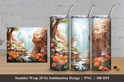 Wild Animals Tumbler Wrap Sublimation Design 3 Product Image 1
