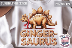 Christmas Dinosaur Funny Quote Sublimation design Tshirt Product Image 1