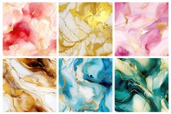 Alcohol Ink Seamless Pattern Digital Paper Design Product Image 3