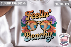 Sassy Summer Tropical Clipart PNG Sublimation Beach Vibe Product Image 1