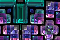 Tumbler Tapered 20 OZ Sublimation Stained-glass Wrap Design Product Image 2