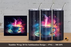 Dream Cup Tumbler Wrap Sublimation Design 3 Product Image 1