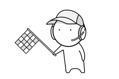 Racing and motorcyclist icons Product Image 3