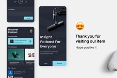 Eshitish - Podcast Mobile App UI Kit Product Image 3