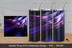 Futuristic Shine Tumbler Wrap Sublimation Design 3 Product Image 1