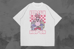 Keep Calm and Hop On Funny Easter T-shirt Design Product Image 1