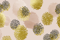 Gold Black and Pale Pink Watercolor Background Wallpaper Product Image 1