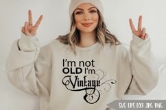 I'm Not Old I'm Vintage, Funny SVG Product Image 3